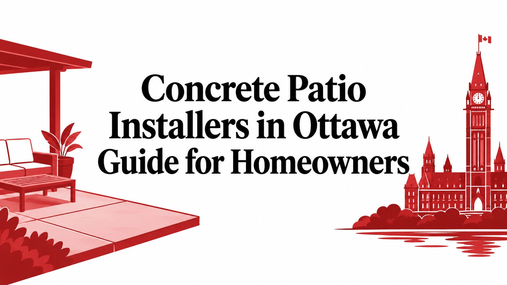 Concrete Patio Installers in Ottawa Guide for Homeowners