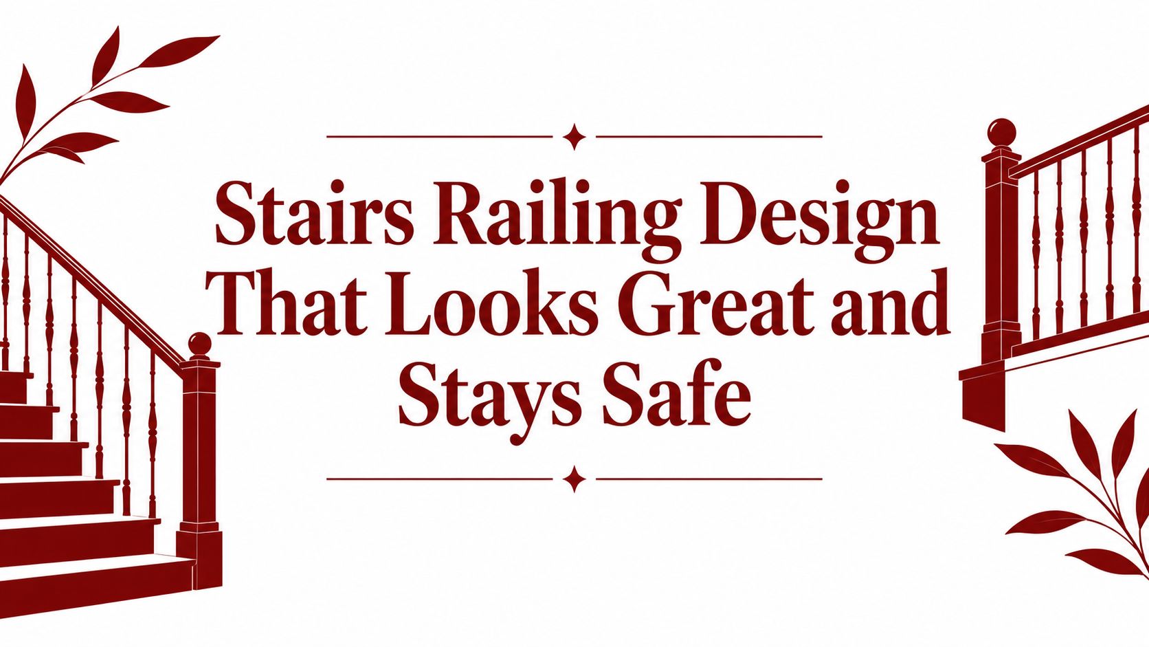 Stairs Railing Design That Looks Great and Stays Safe