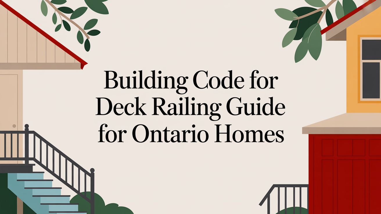 Building Code for Deck Railing Guide for Ontario Homes