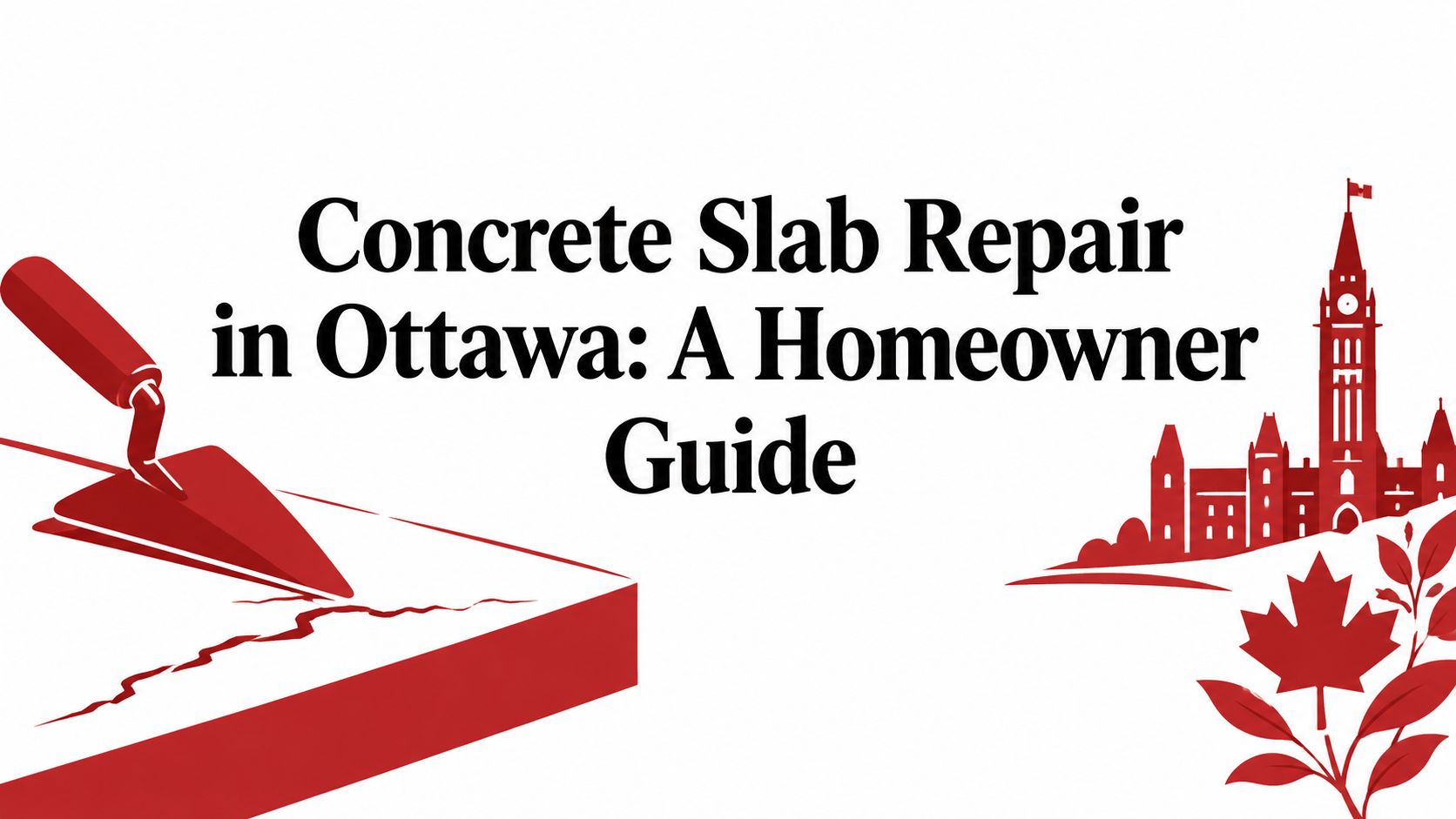 Concrete Slab Repair in Ottawa: A Homeowner Guide