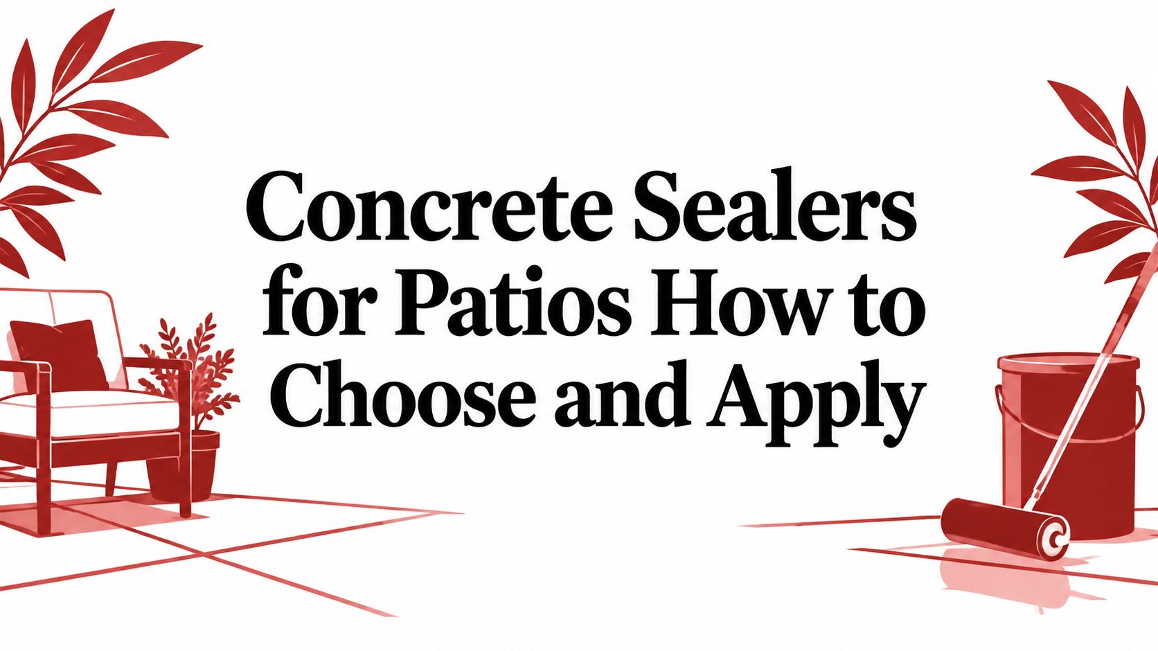 Concrete Sealers for Patios How to Choose and Apply