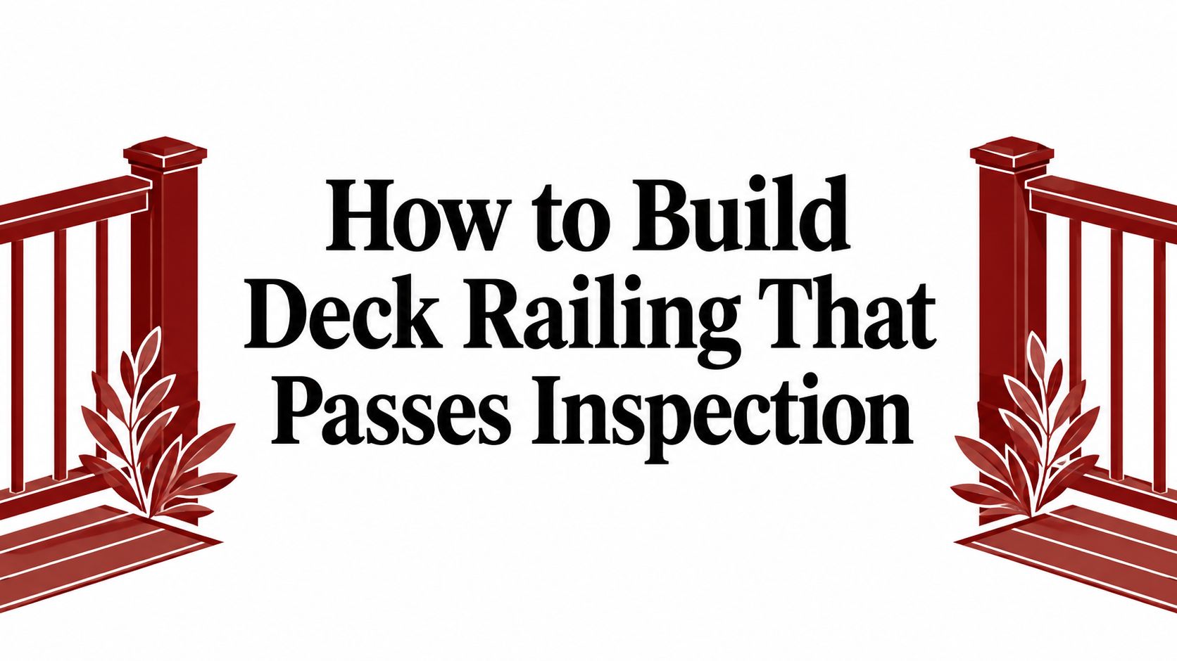How to Build Deck Railing That Passes Inspection