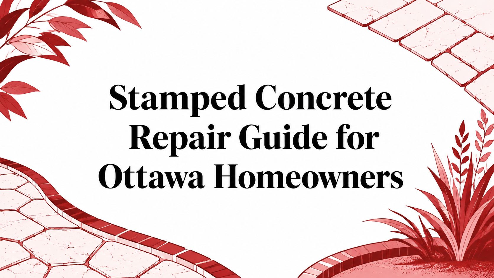 Stamped Concrete Repair Guide for Ottawa Homeowners