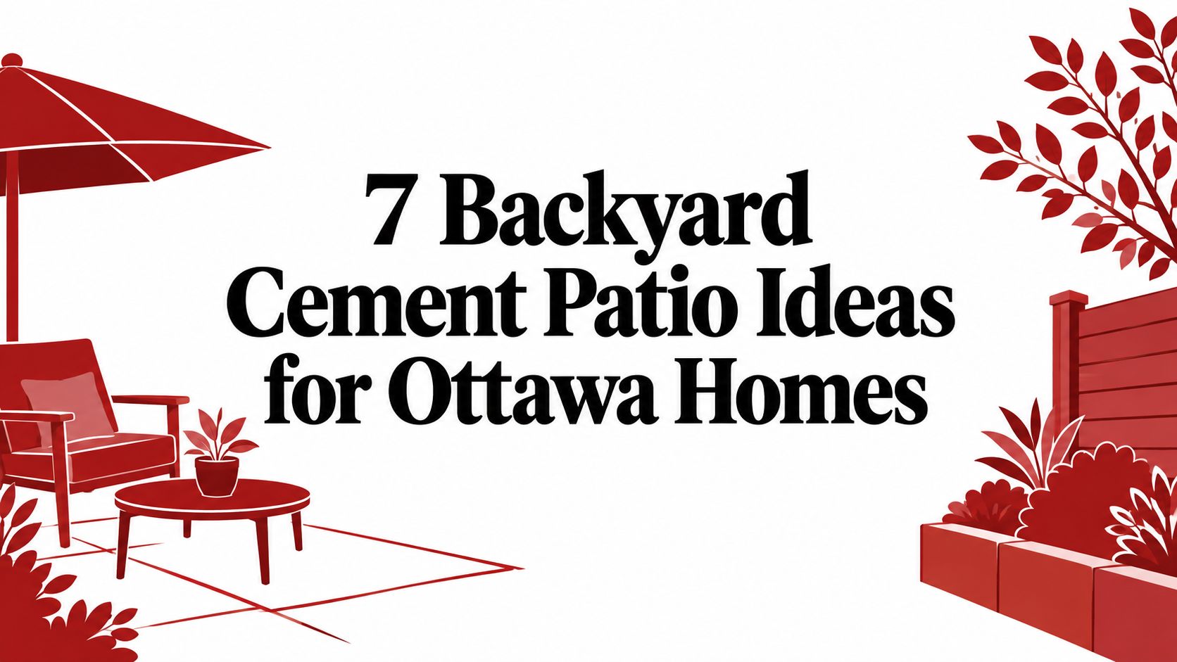 7 Backyard Cement Patio Ideas for Ottawa Homes