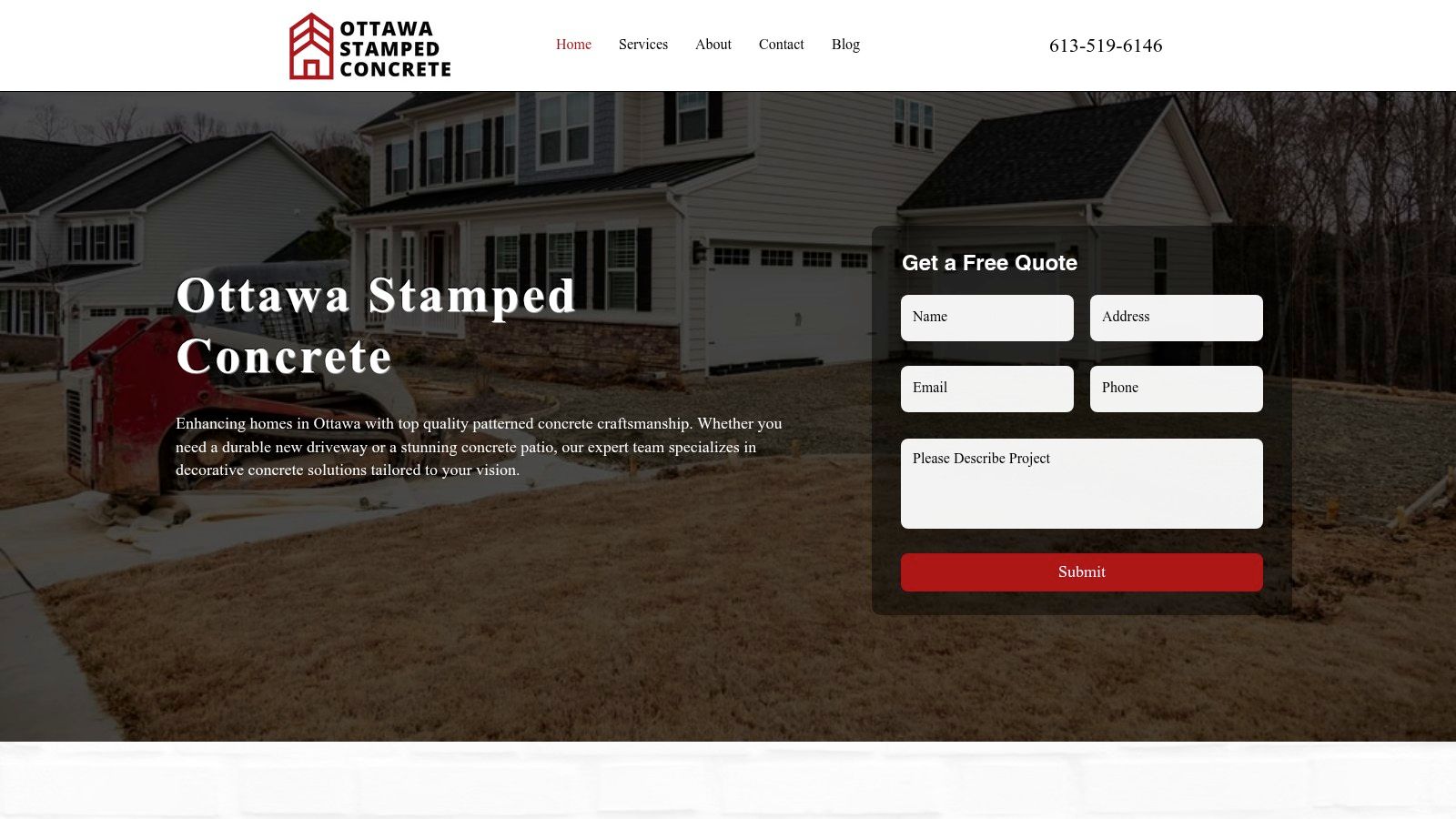 Ottawa Stamped Concrete