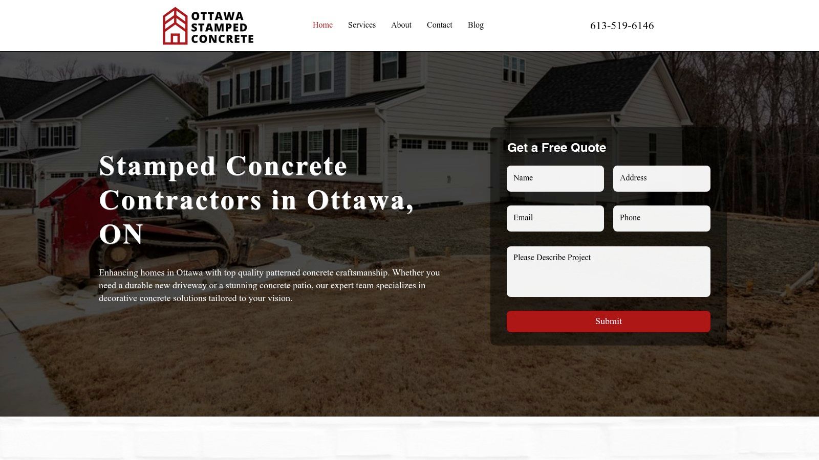 Ottawa Stamped Concrete