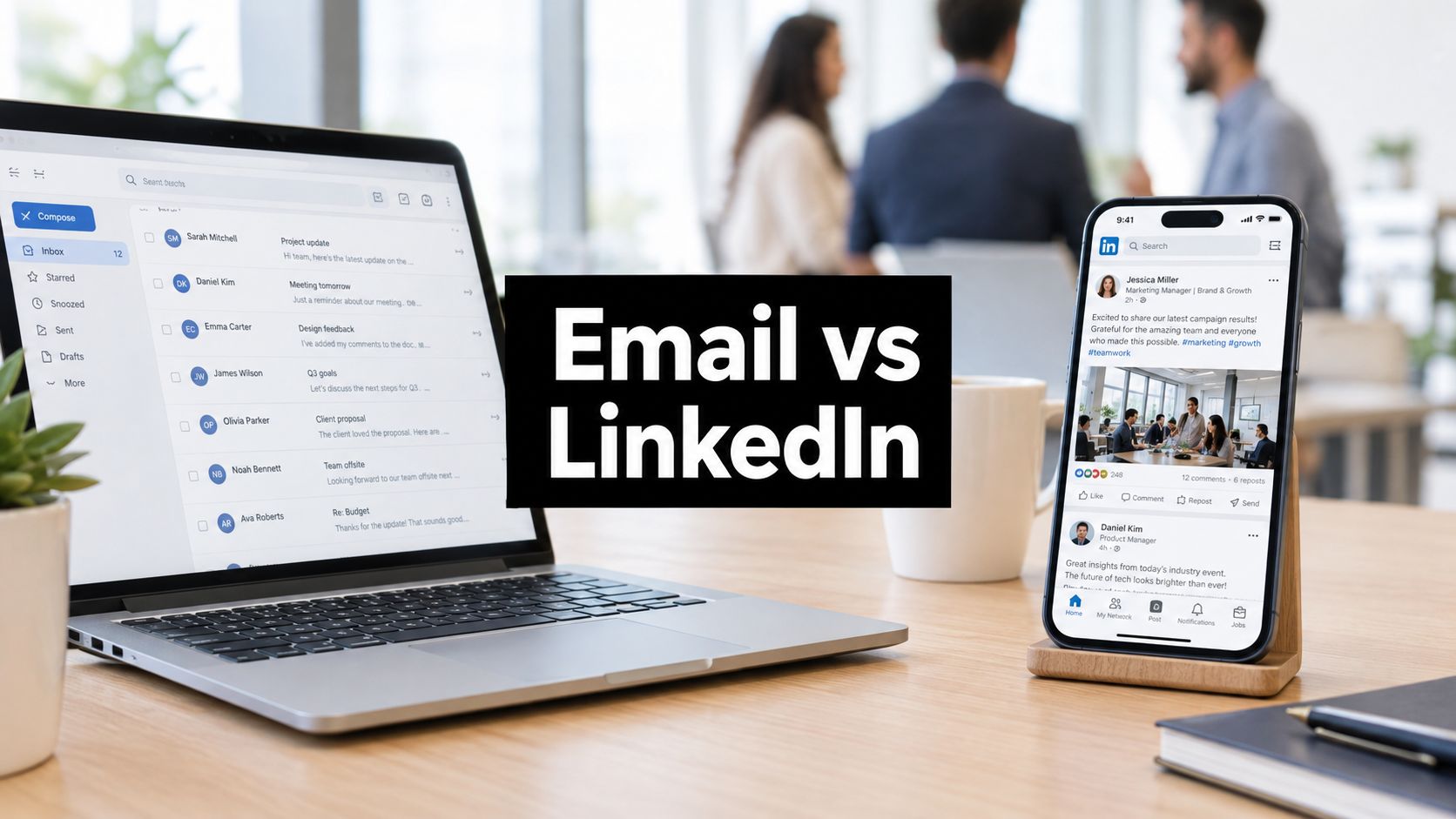 Cold Email vs LinkedIn Outreach: The B2B Playbook