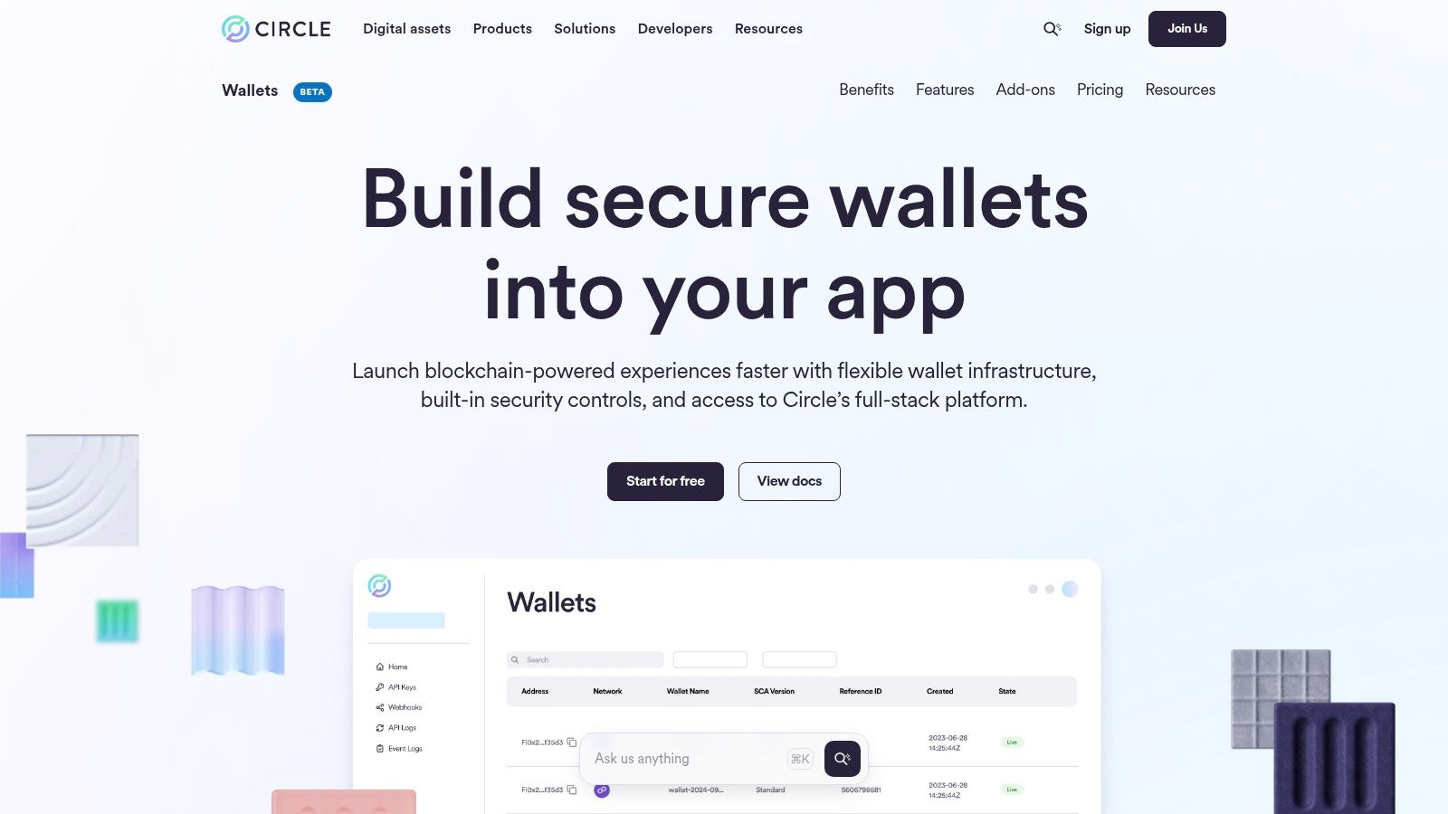 Circle Wallets