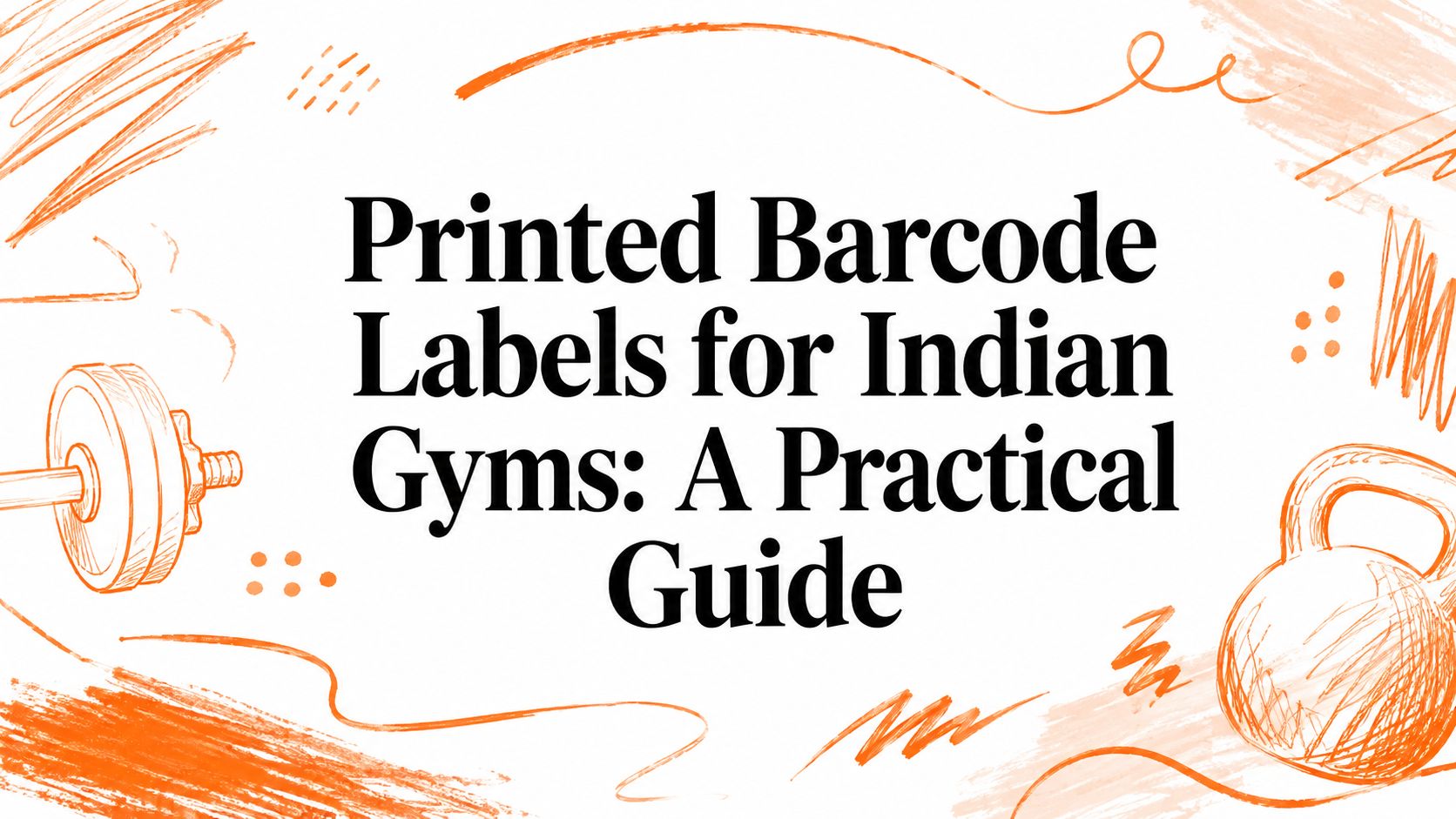 Printed Barcode Labels for Indian Gyms: A Practical Guide