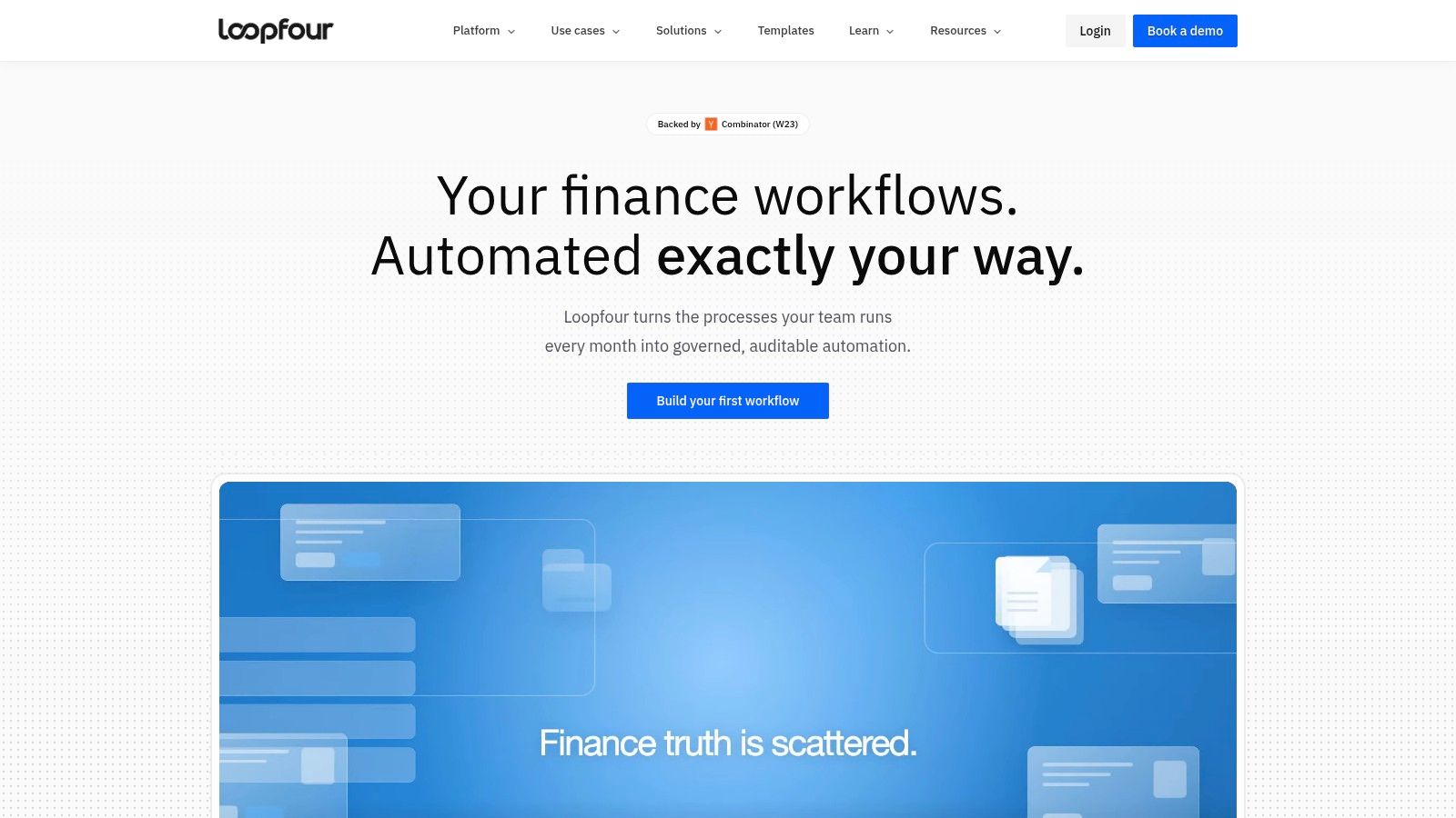 Screenshot from https://loopfour.ai