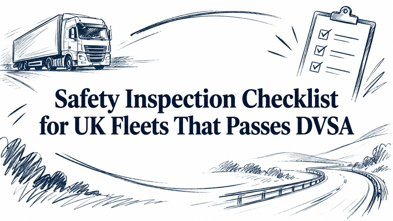 Safety Inspection Checklist for UK Fleets That Passes DVSA