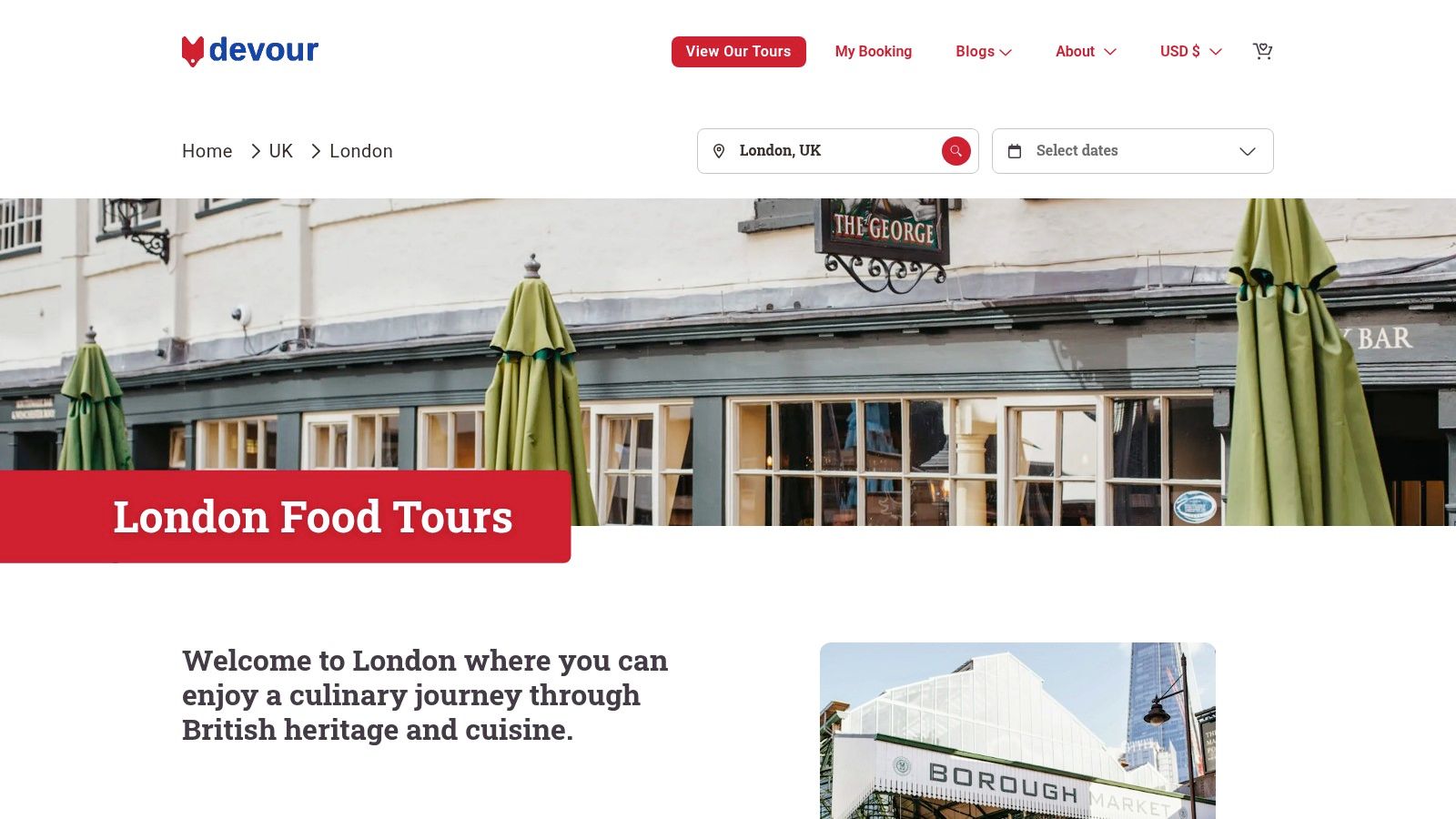 Devour Tours London