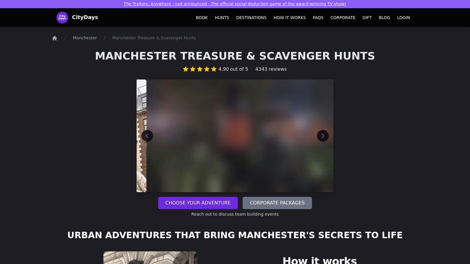 CityDays Manchester (outdoor puzzle hunts)