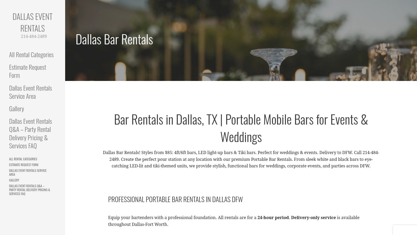 Dallas Event Rentals