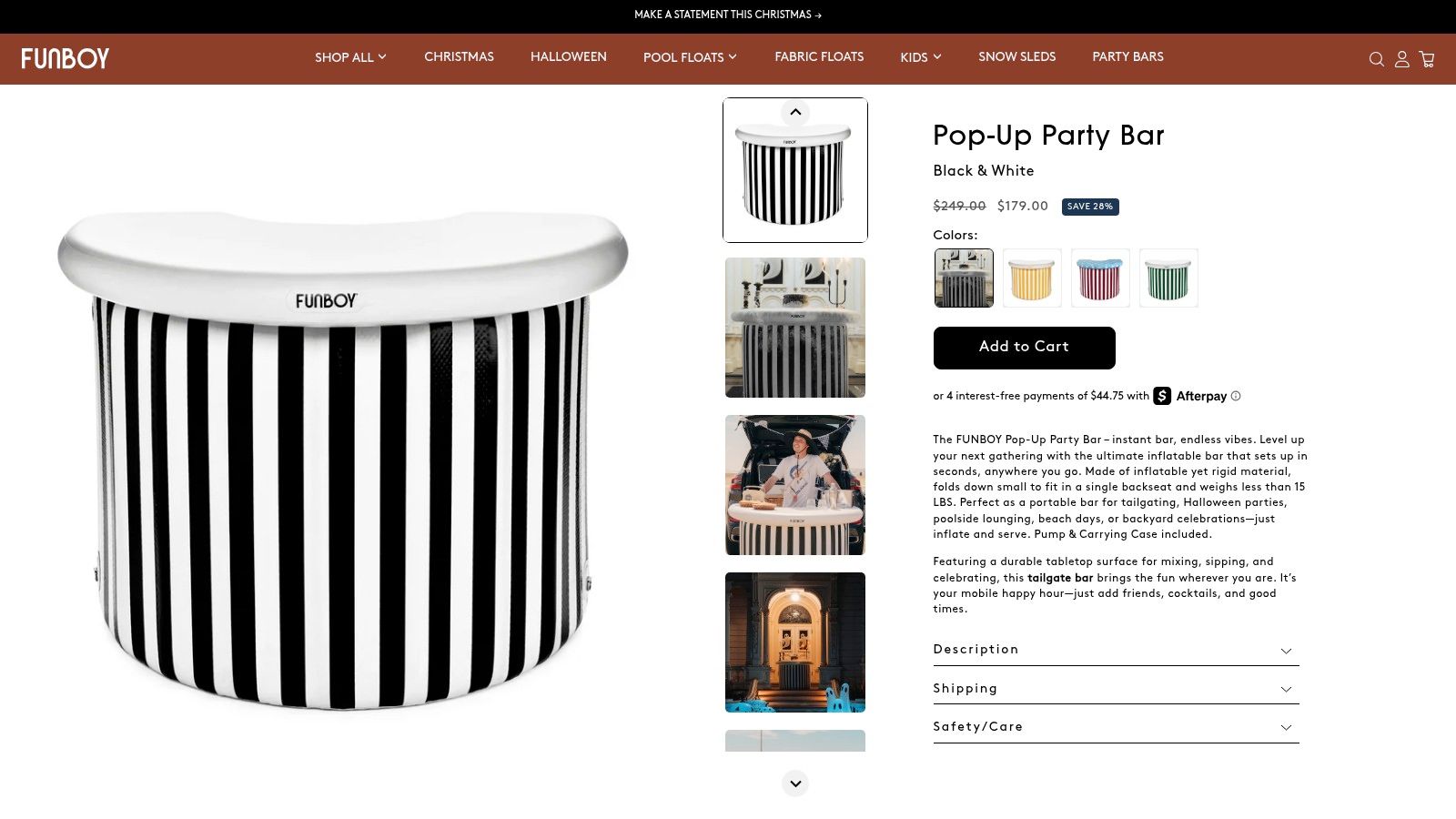 FUNBOY Pop-Up Party Bar