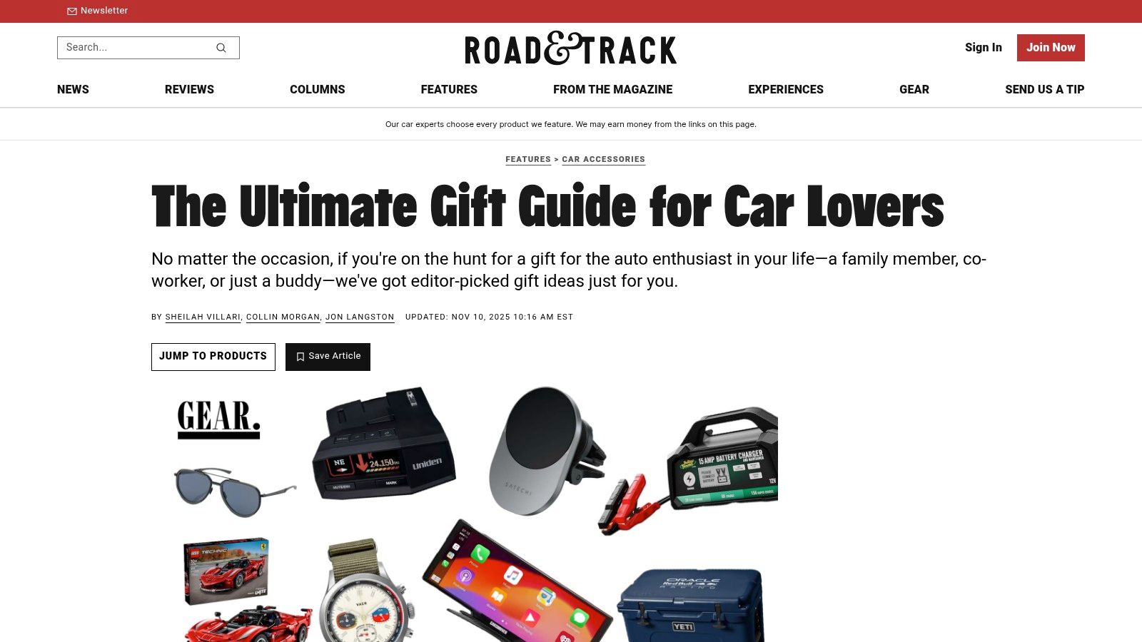 Road & Track, Ultimate Gift Guide for Car Lovers