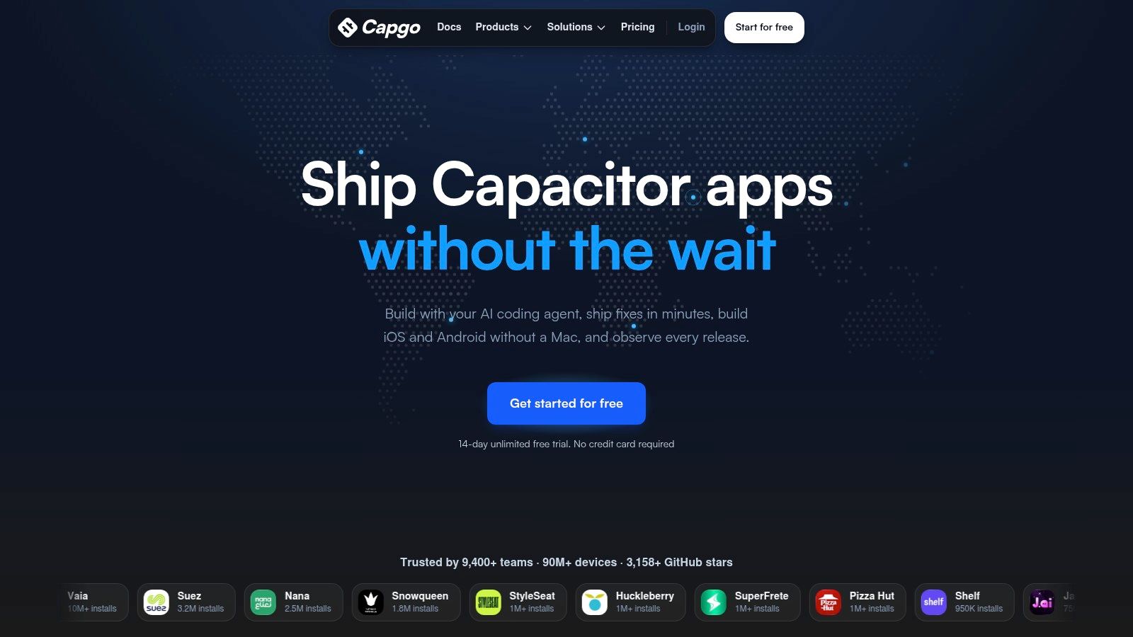 Screenshot from https://capgo.app