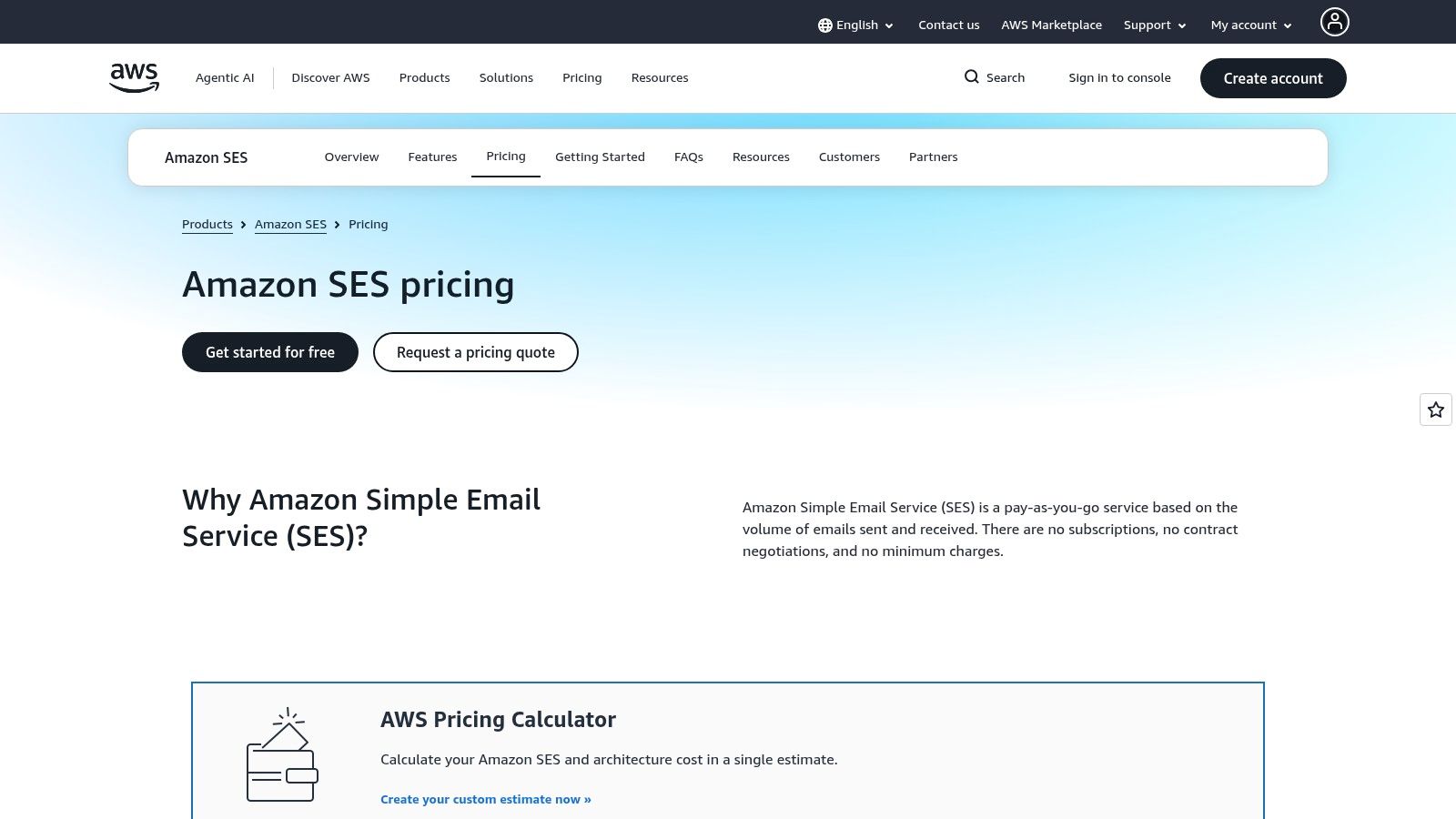 Amazon Simple Email Service (SES)