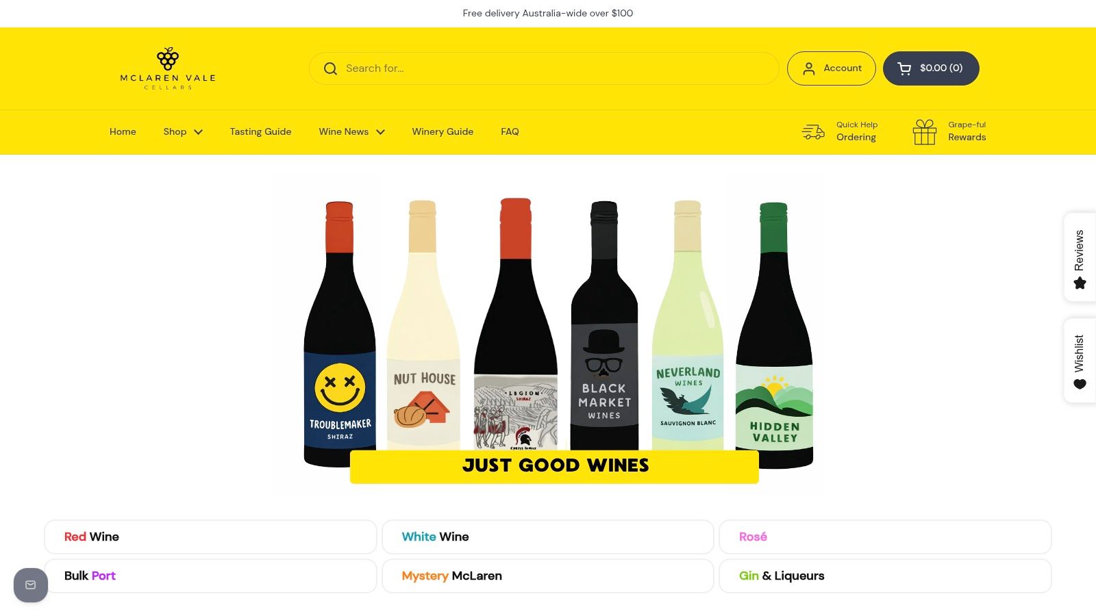 Screenshot from https://www.mclarenvalecellars.com