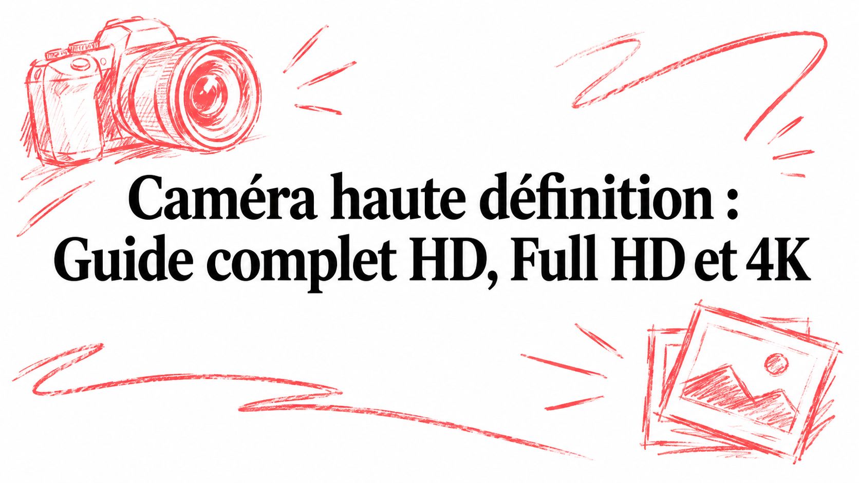 Caméra haute définition : Guide complet HD, Full HD et 4K
