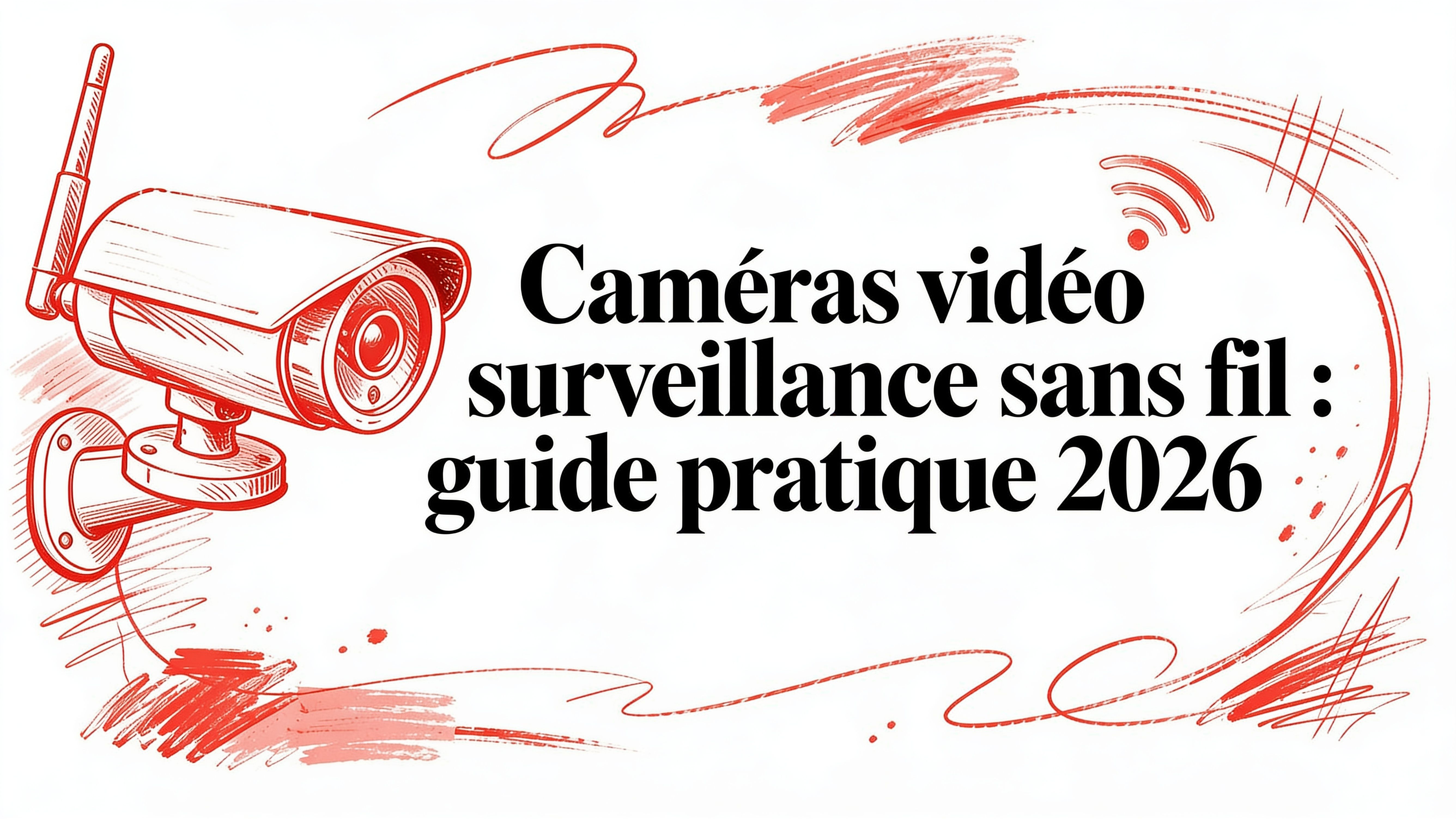Cameras video surveillance sans fil : guide pratique 2026