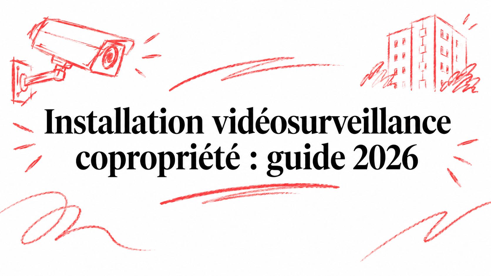 Installation vidéosurveillance copropriété : guide 2026