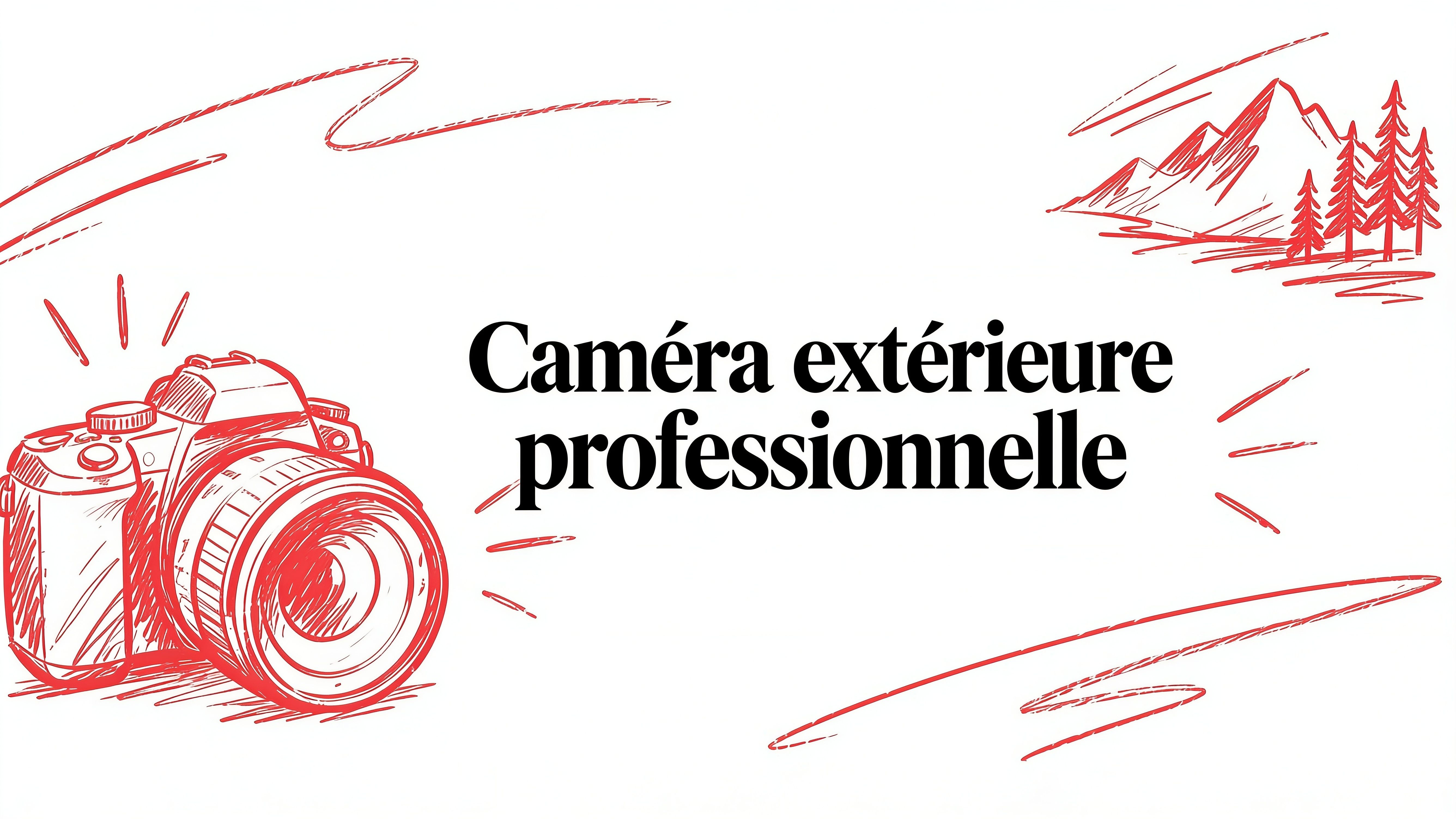 Camera exterieur professionnel