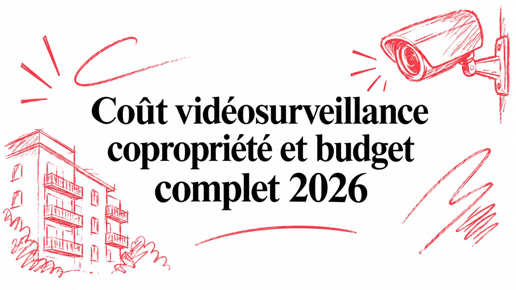 Coût vidéosurveillance copropriété et budget complet 2026
