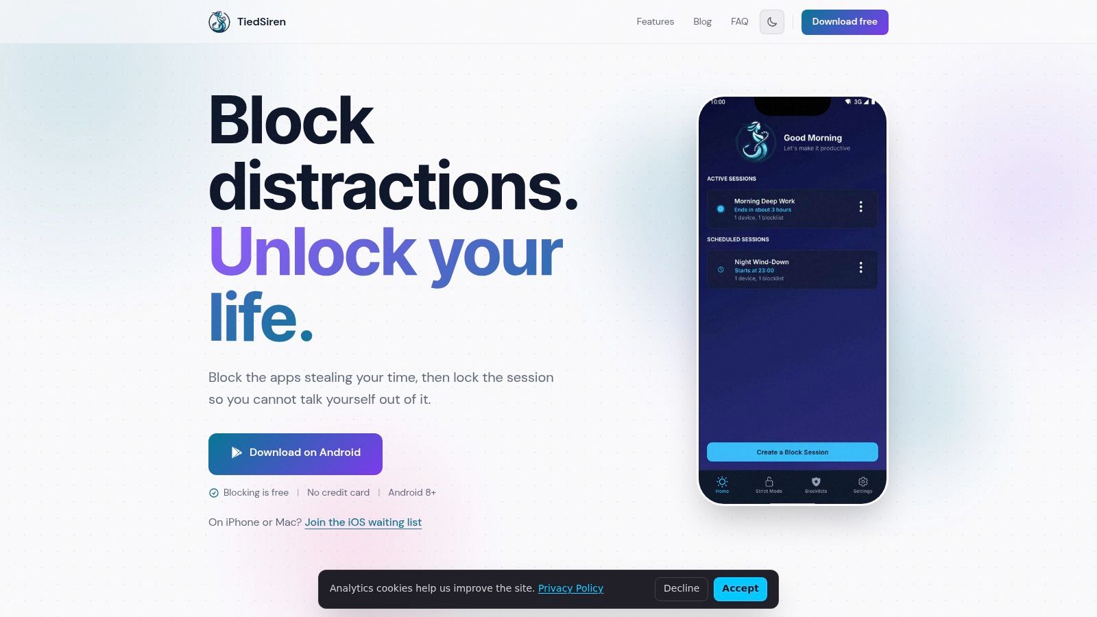 Screenshot from https://tiedsiren.com