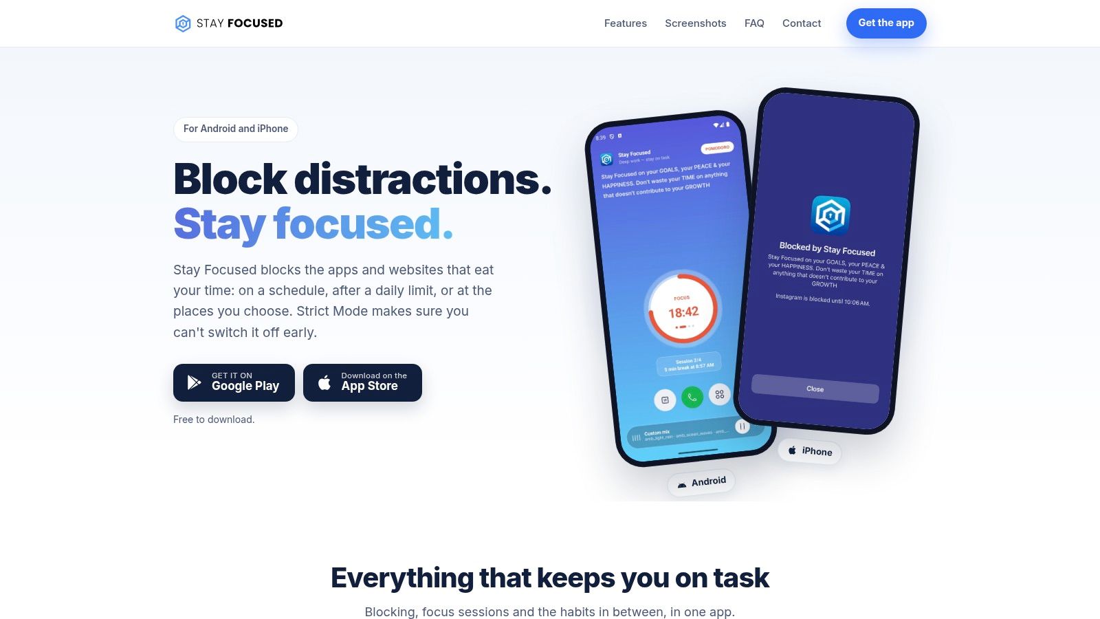 Stay Focused (by Innox Apps)