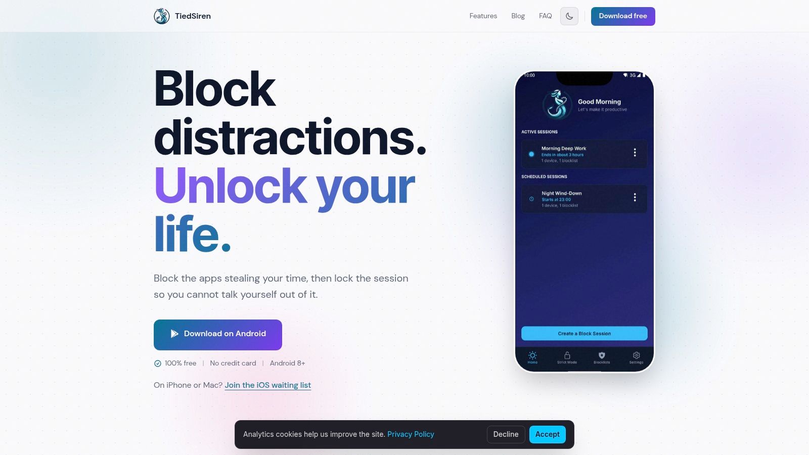 Screenshot from https://tiedsiren.com