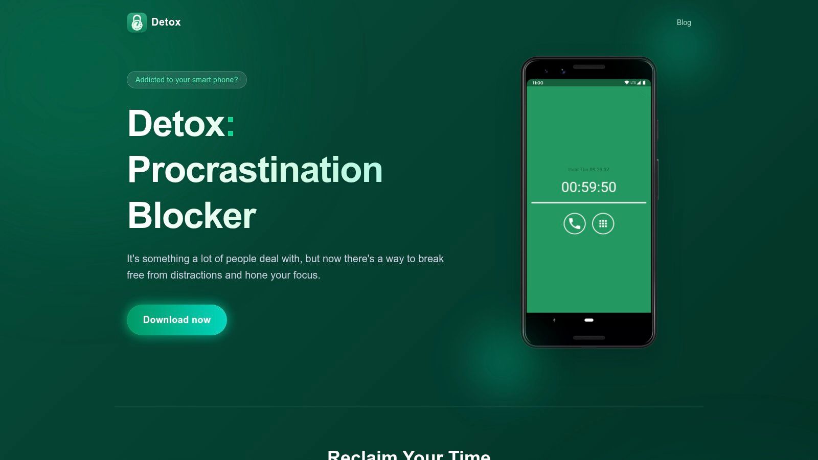 Detox: Procrastination Blocker
