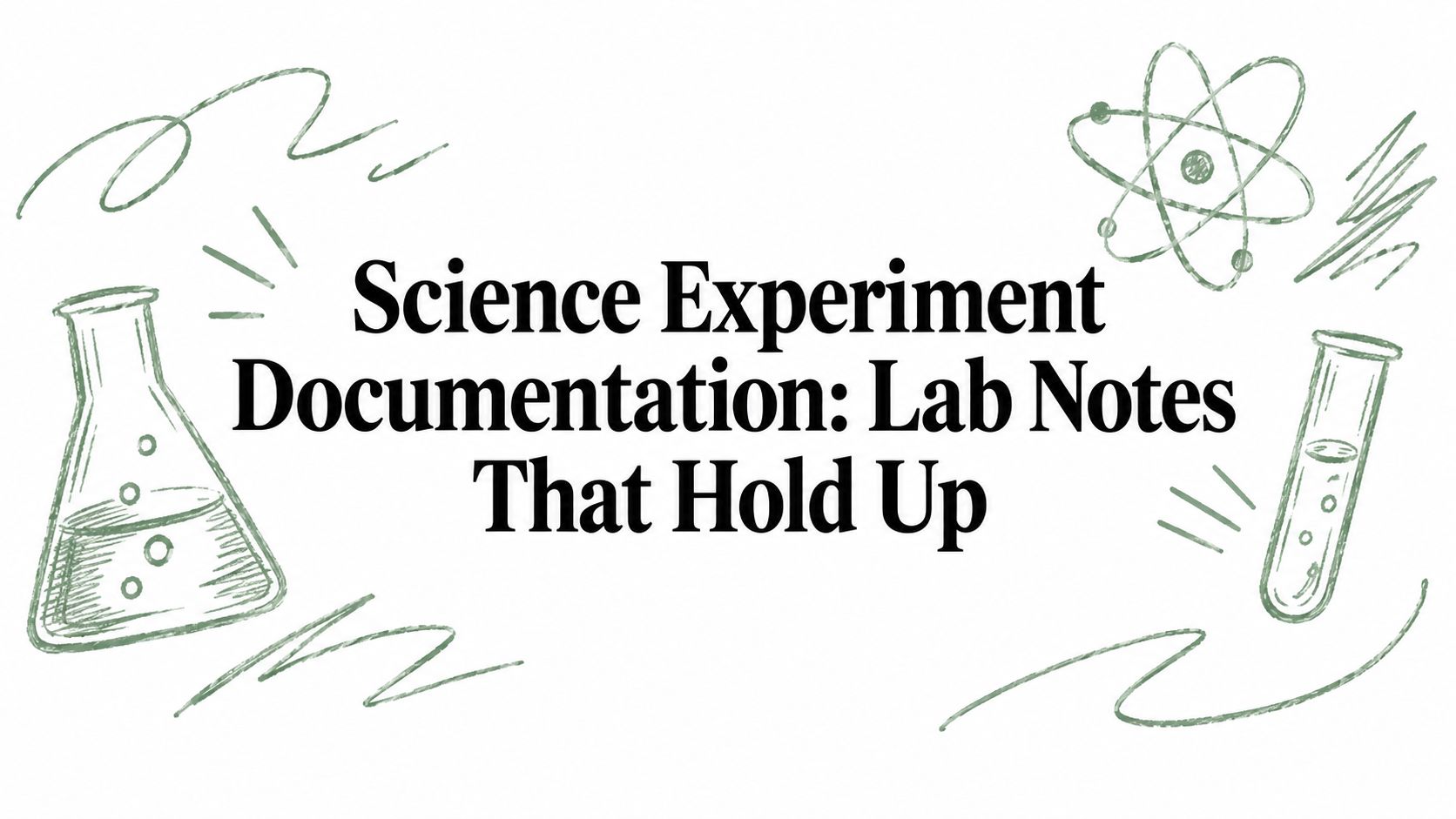 Science Experiment Documentation: Lab Notes That Hold Up