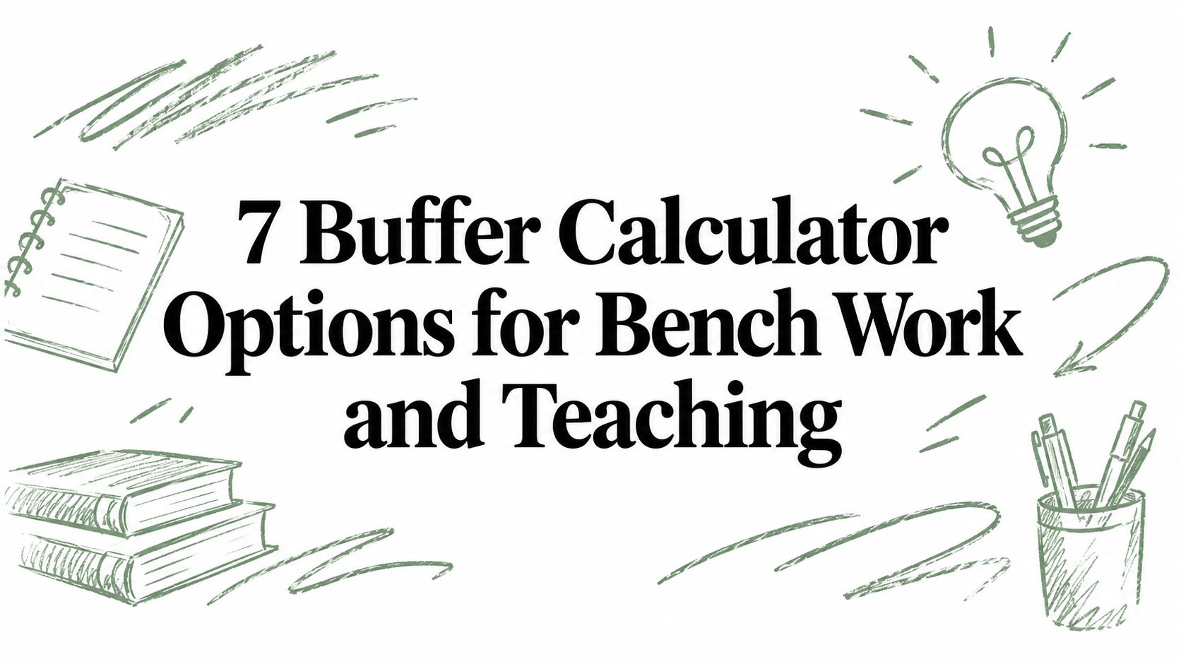 7 Buffer Calculator Options for Bench Work and Teaching