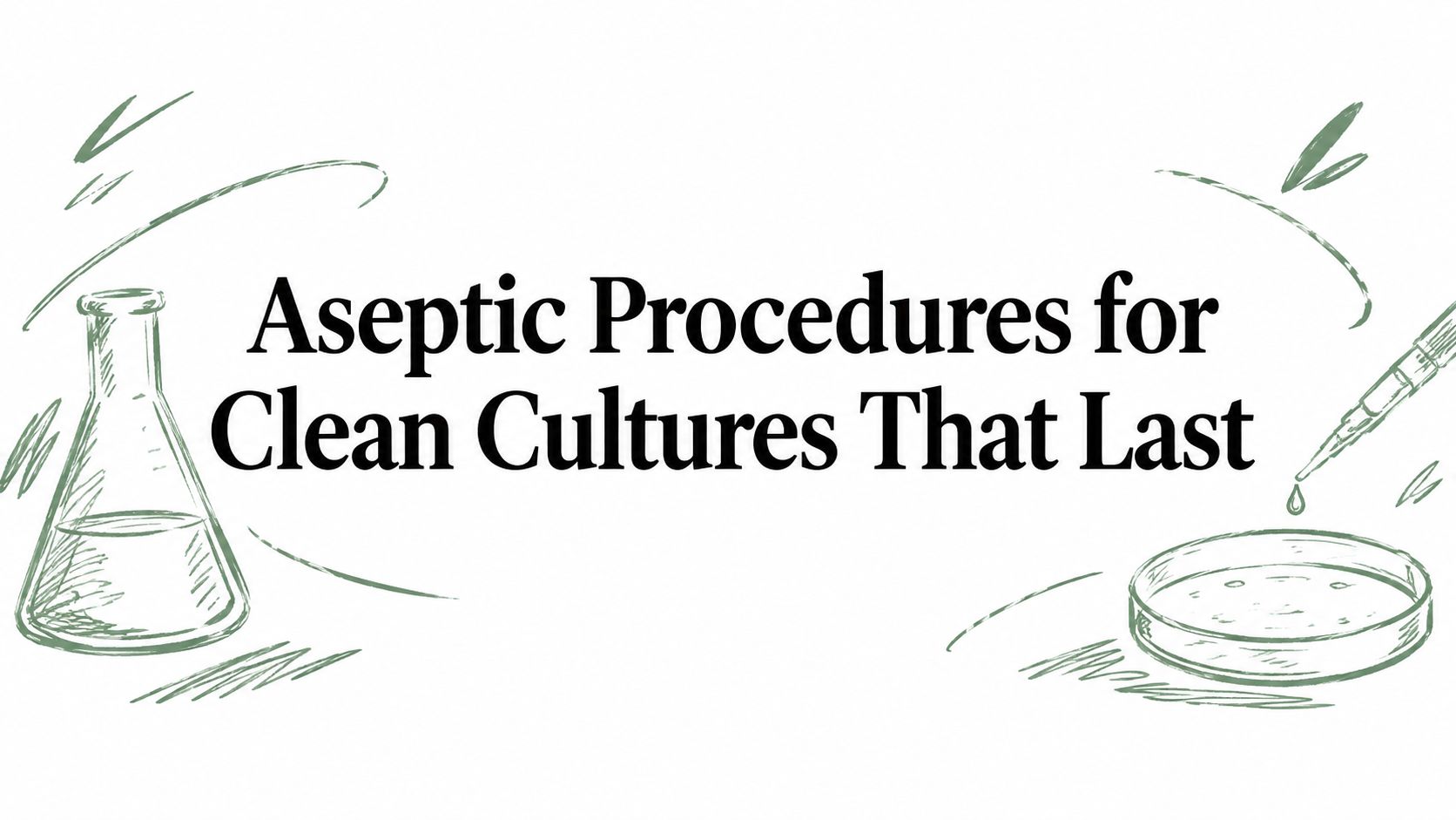 Aseptic Procedures for Clean Cultures That Last