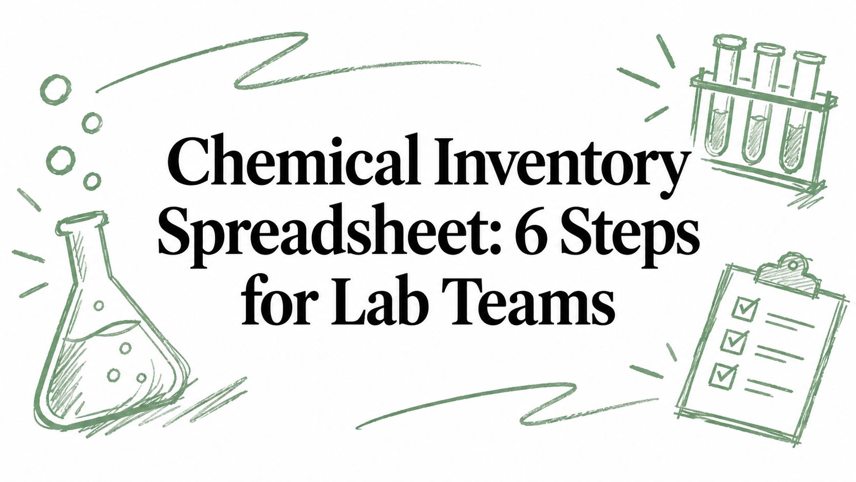 Chemical Inventory Spreadsheet: 6 Steps for Lab Teams