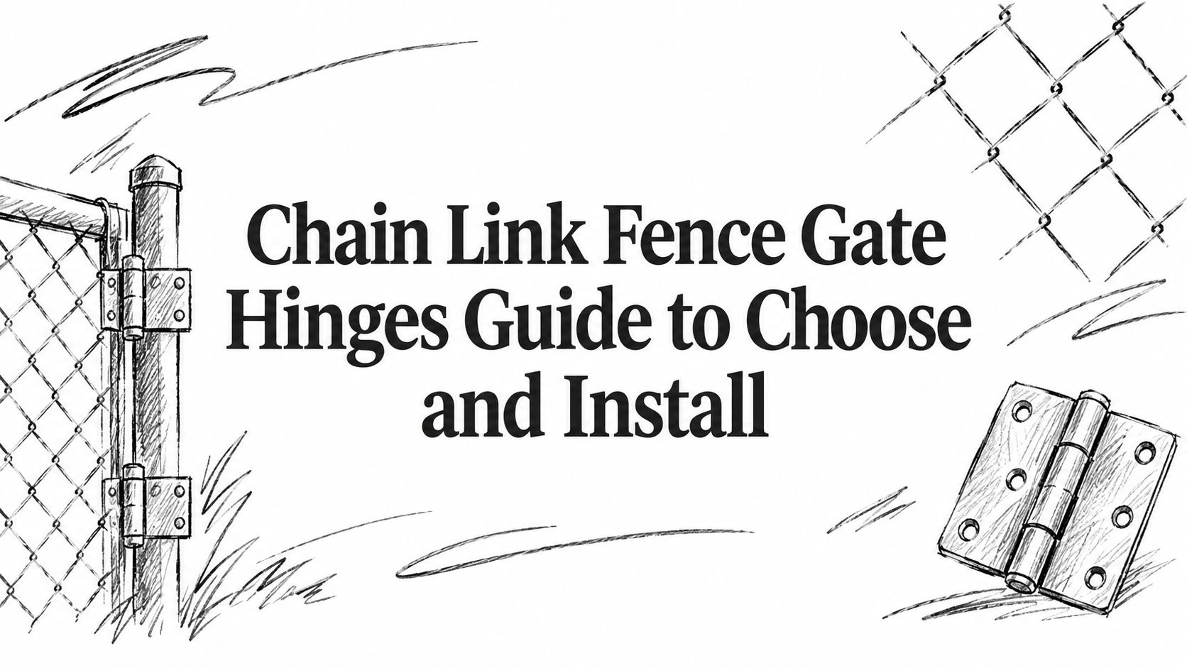 Chain Link Fence Gate Hinges Guide to Choose and Install