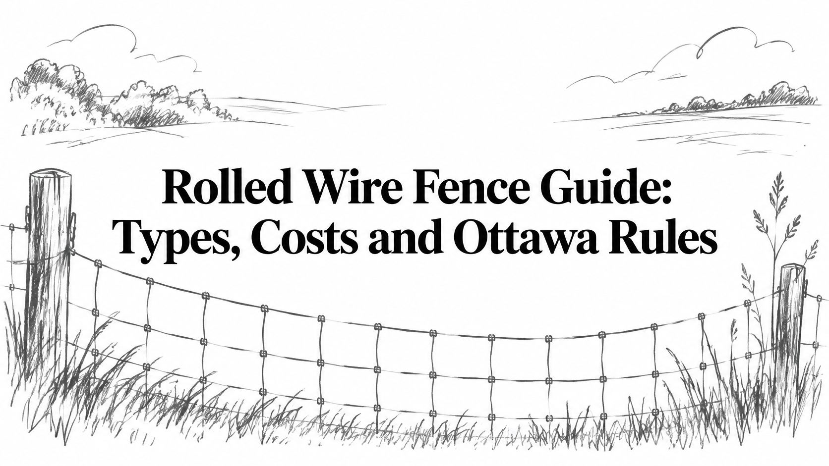 Rolled Wire Fence Guide: Types, Costs and Ottawa Rules