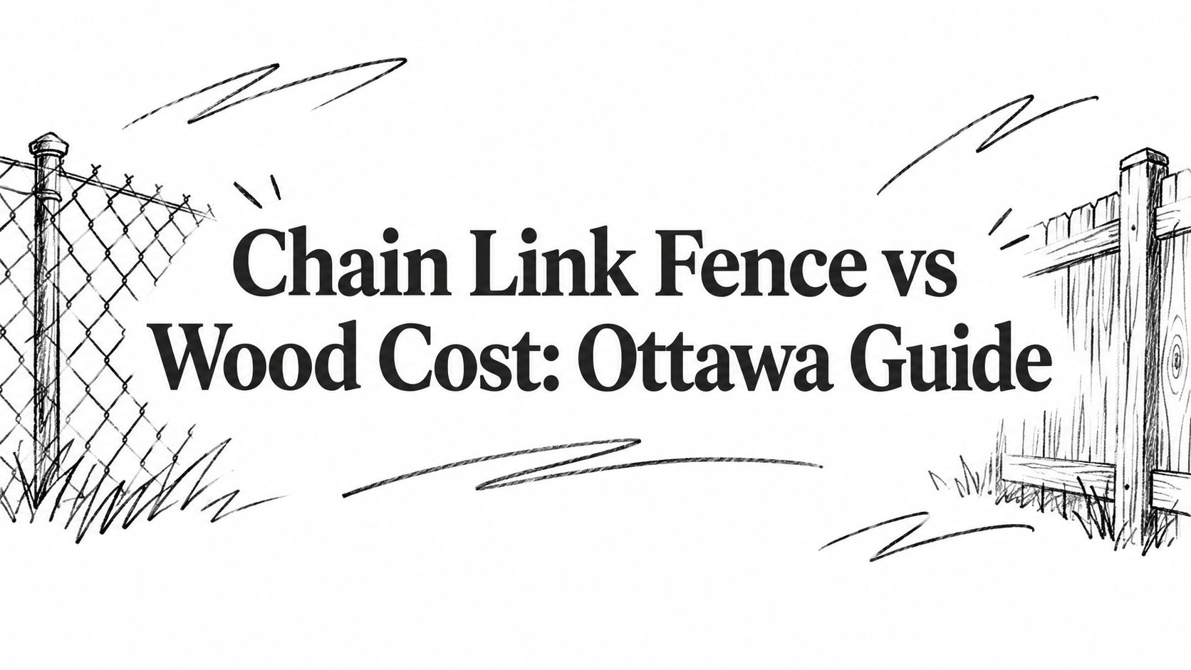 Chain Link Fence vs Wood Cost: Ottawa Guide