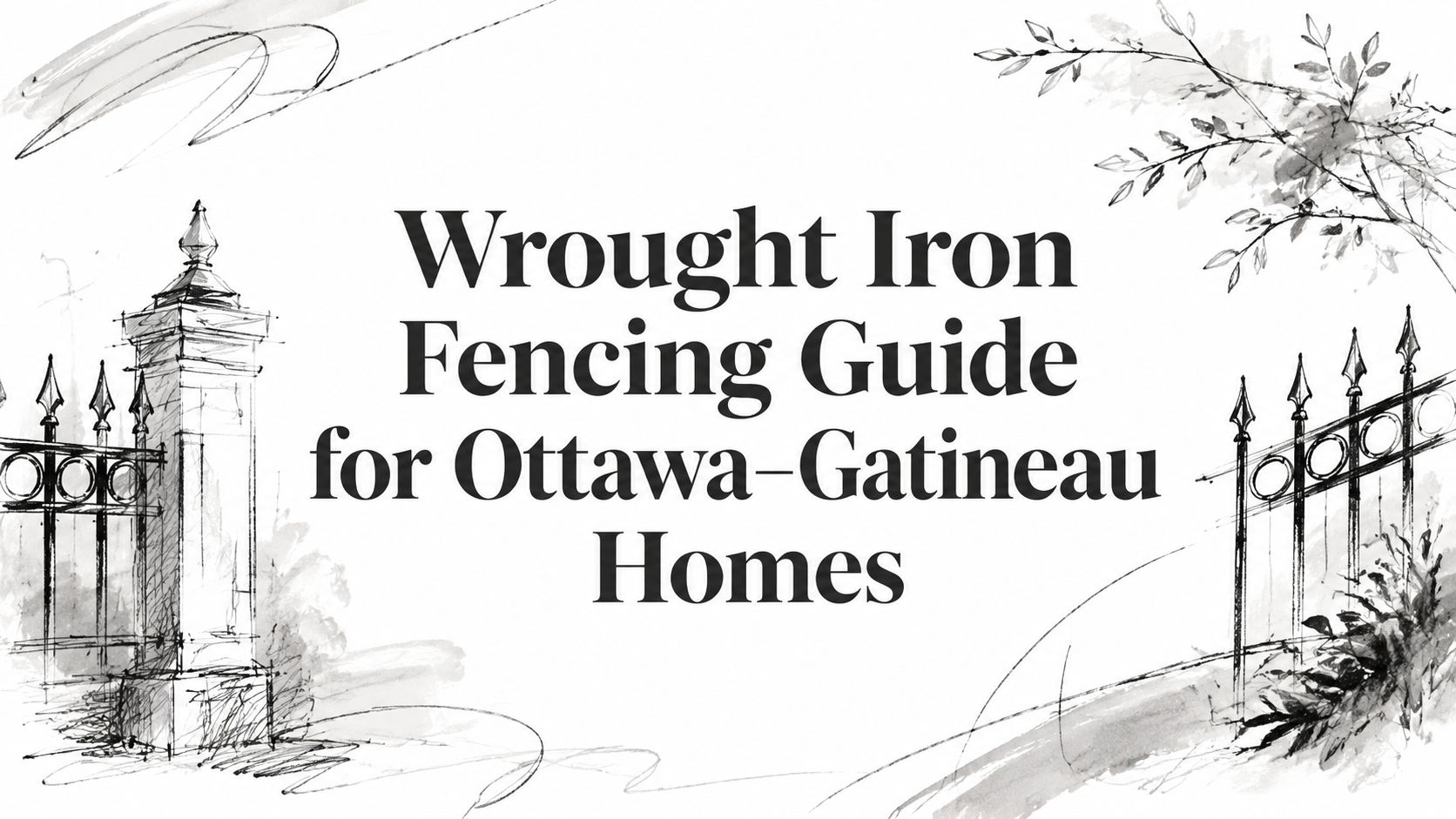 Wrought Iron Fencing Guide for Ottawa–Gatineau Homes