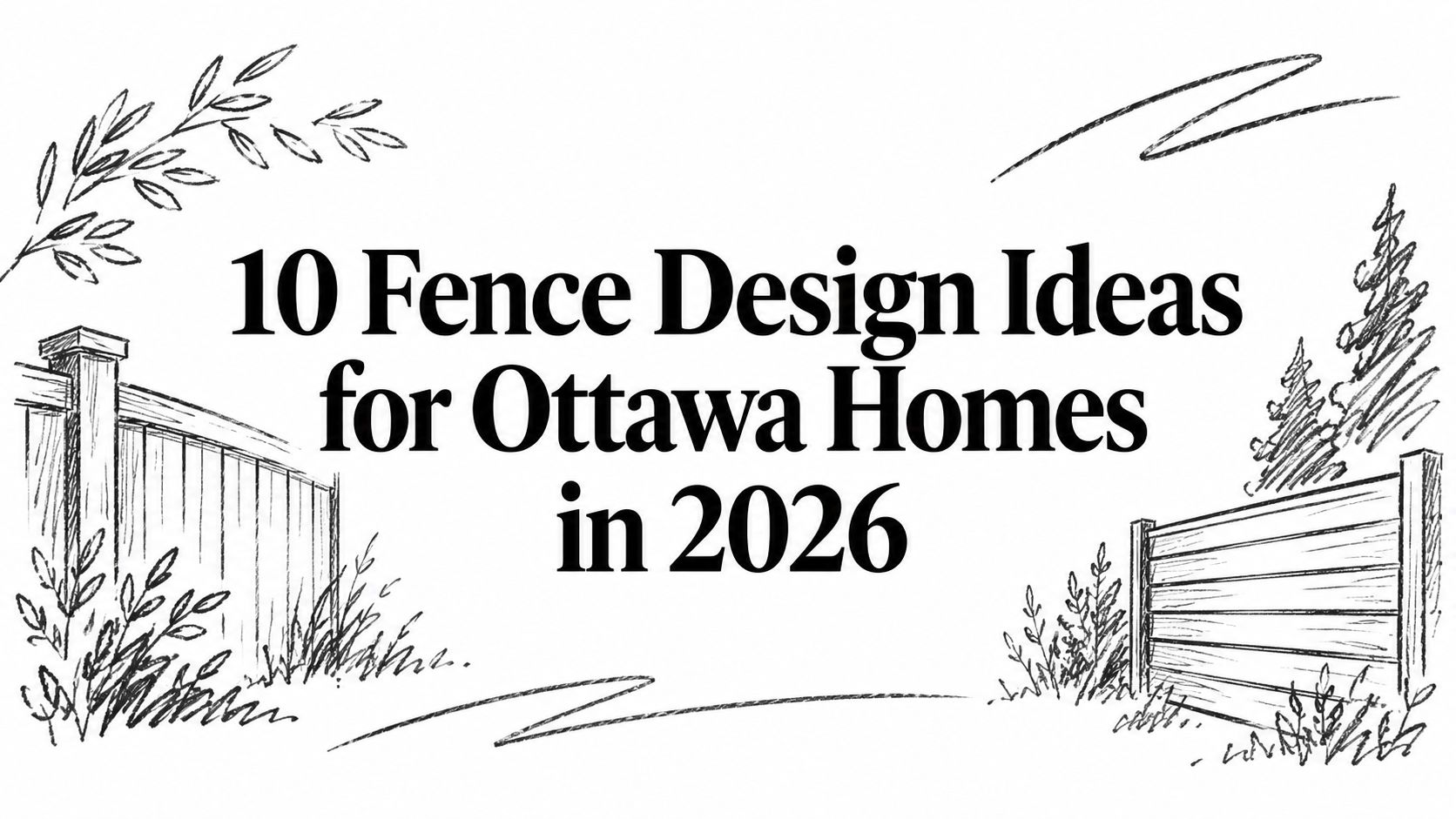 10 Fence Design Ideas for Ottawa Homes in 2026