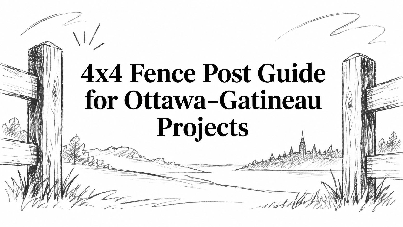 4x4 Fence Post Guide for Ottawa–Gatineau Projects
