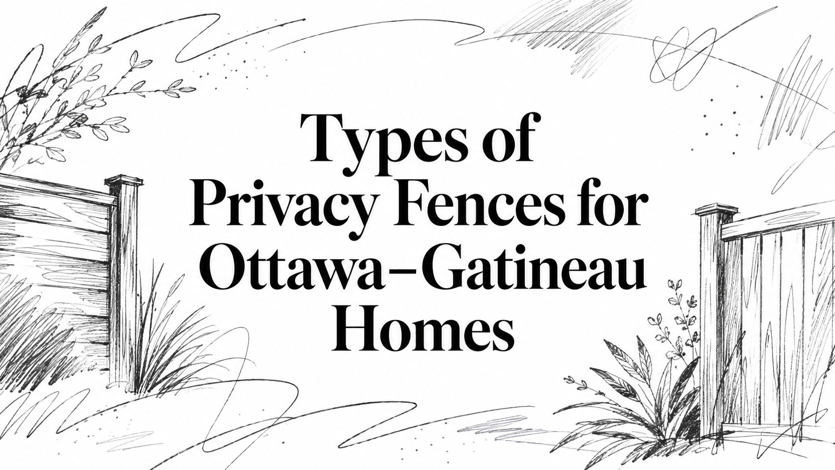 Types of Privacy Fences for Ottawa–Gatineau Homes