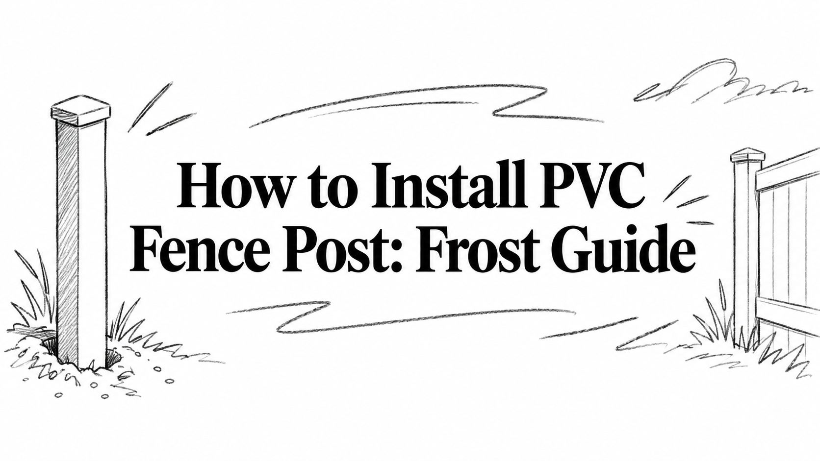 How to Install PVC Fence Post: Frost Guide