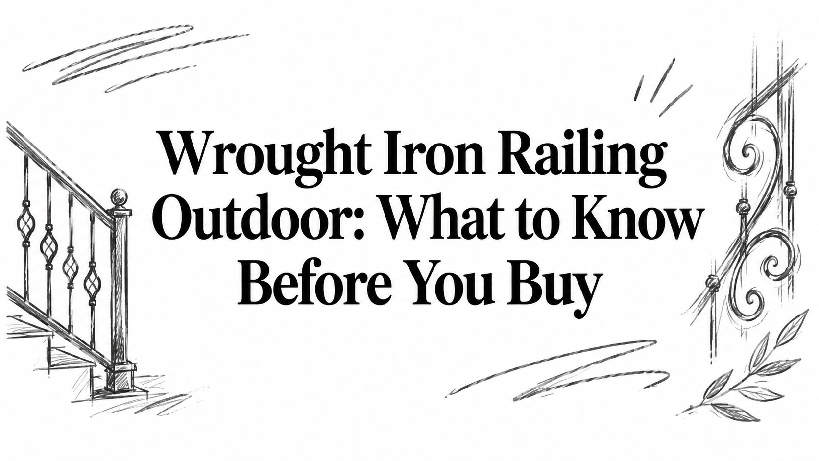 Wrought Iron Railing Outdoor: What to Know Before You Buy