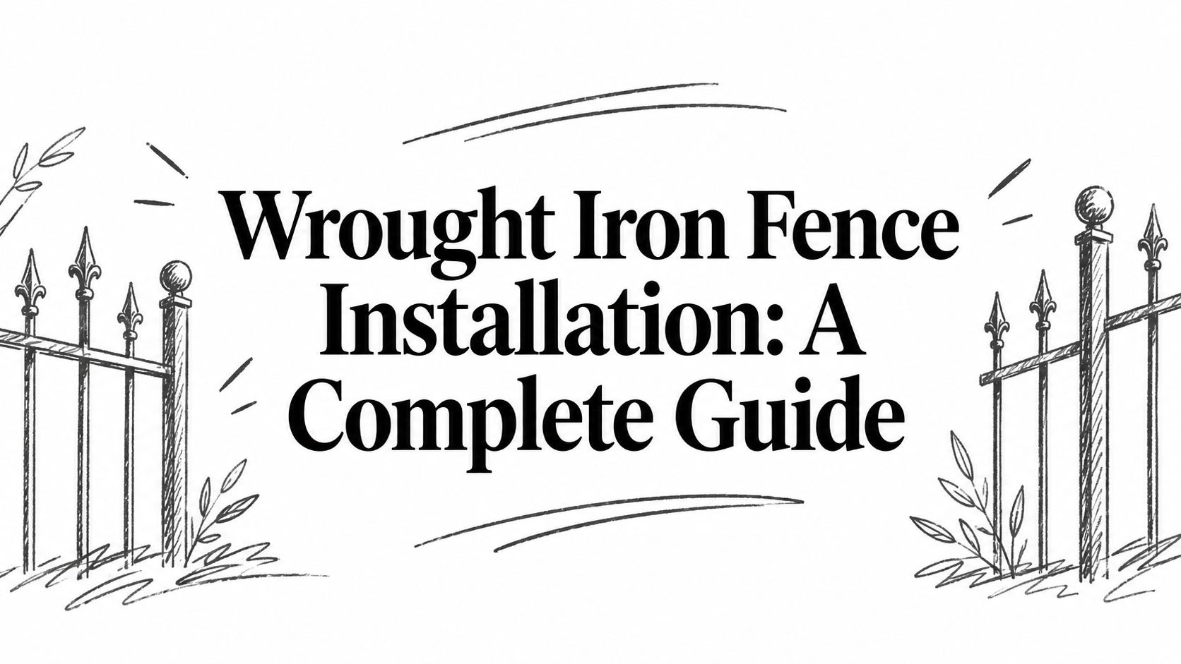 Wrought Iron Fence Installation: A Complete Guide