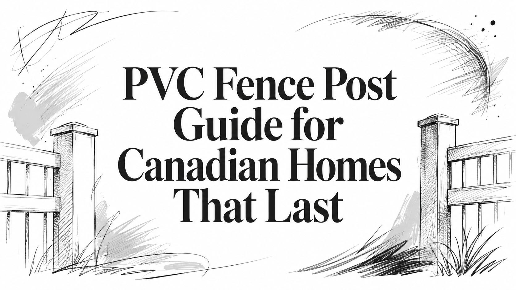 PVC Fence Post Guide for Canadian Homes That Last
