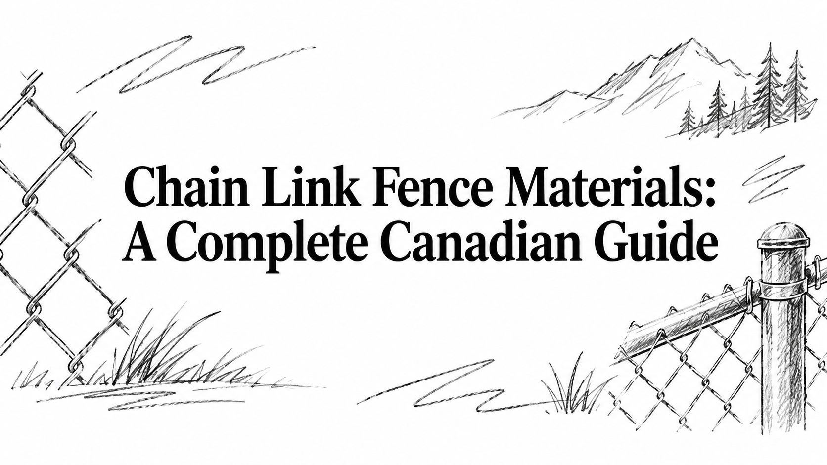Chain Link Fence Materials: A Complete Canadian Guide