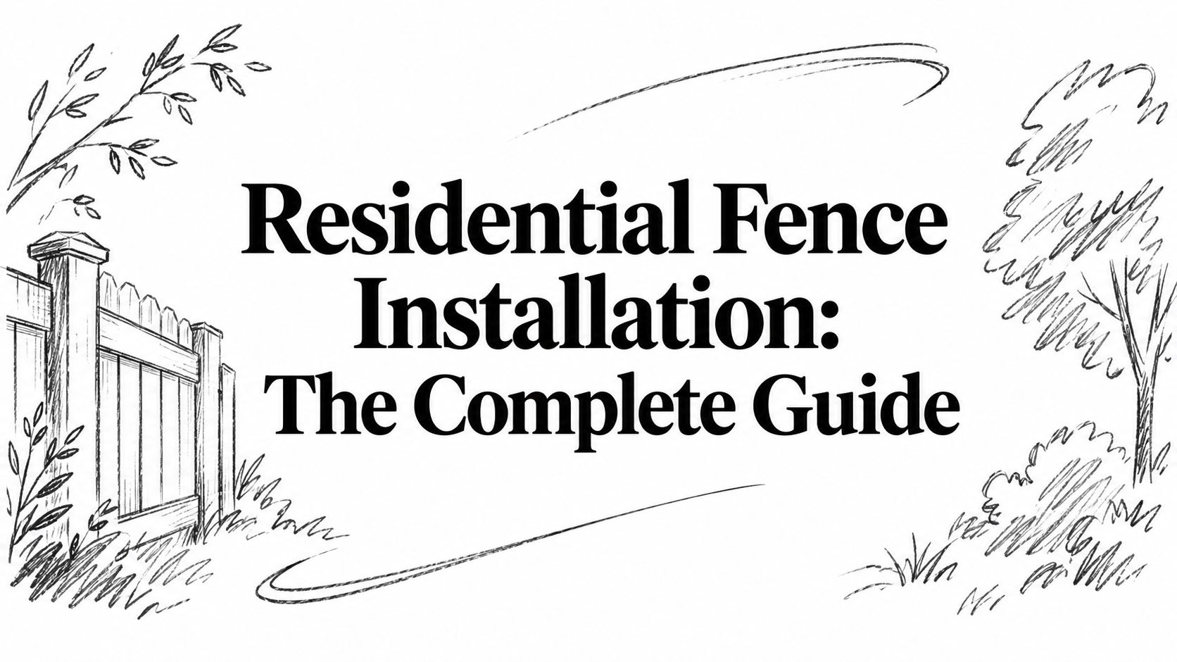Residential Fence Installation: The Complete Guide