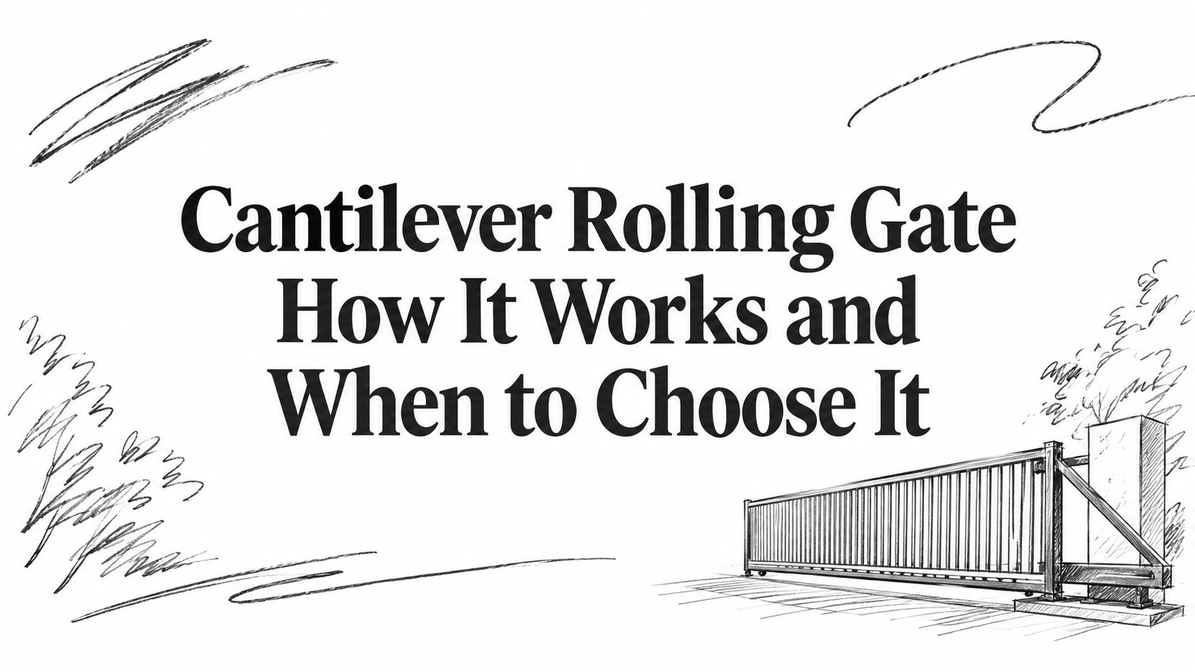 Cantilever Rolling Gate How It Works and When to Choose It